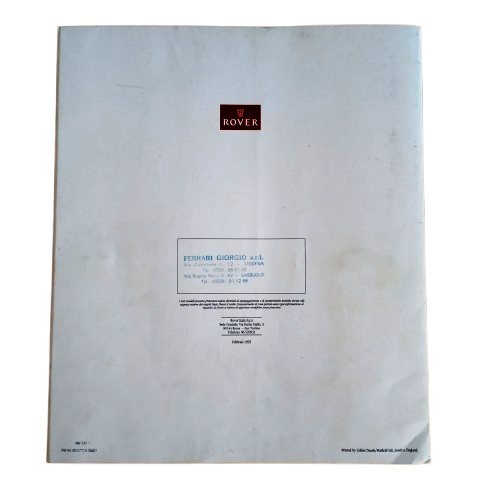 Brochure Mini Rover Italia 1995