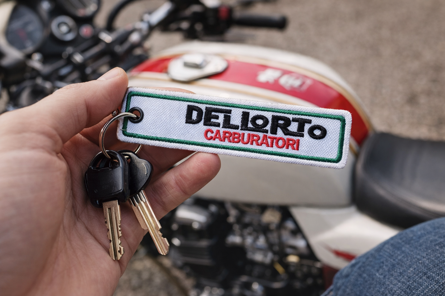 Llavero Bordado Dell’Orto Carburatori