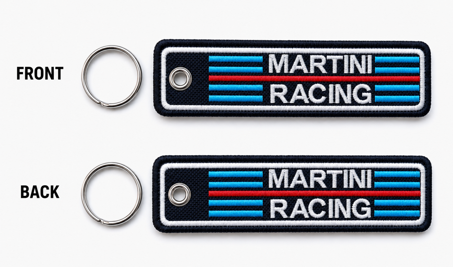 Llavero Bordado Martini Racing