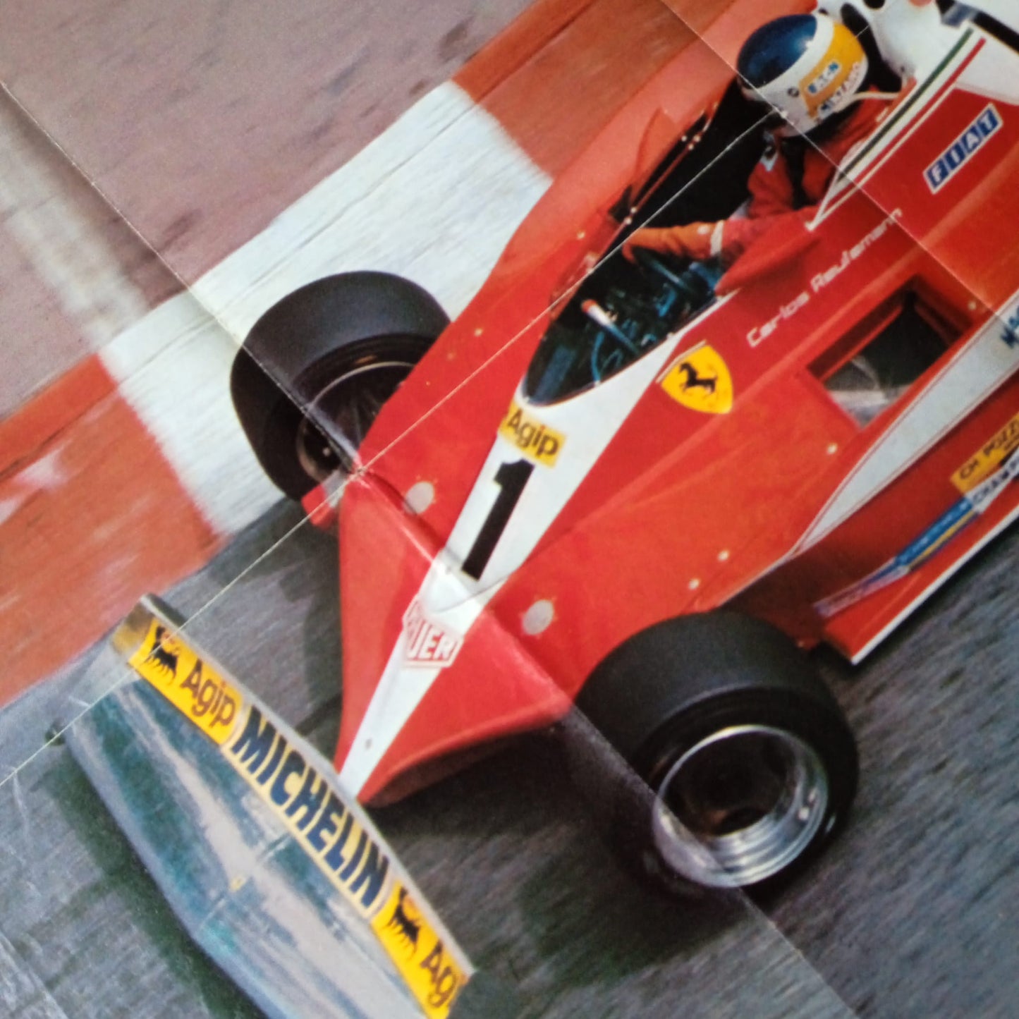 🏁 Póster original AUTOSPRINT 1978 – Ferrari 312 T3 | Carlos Reutemann