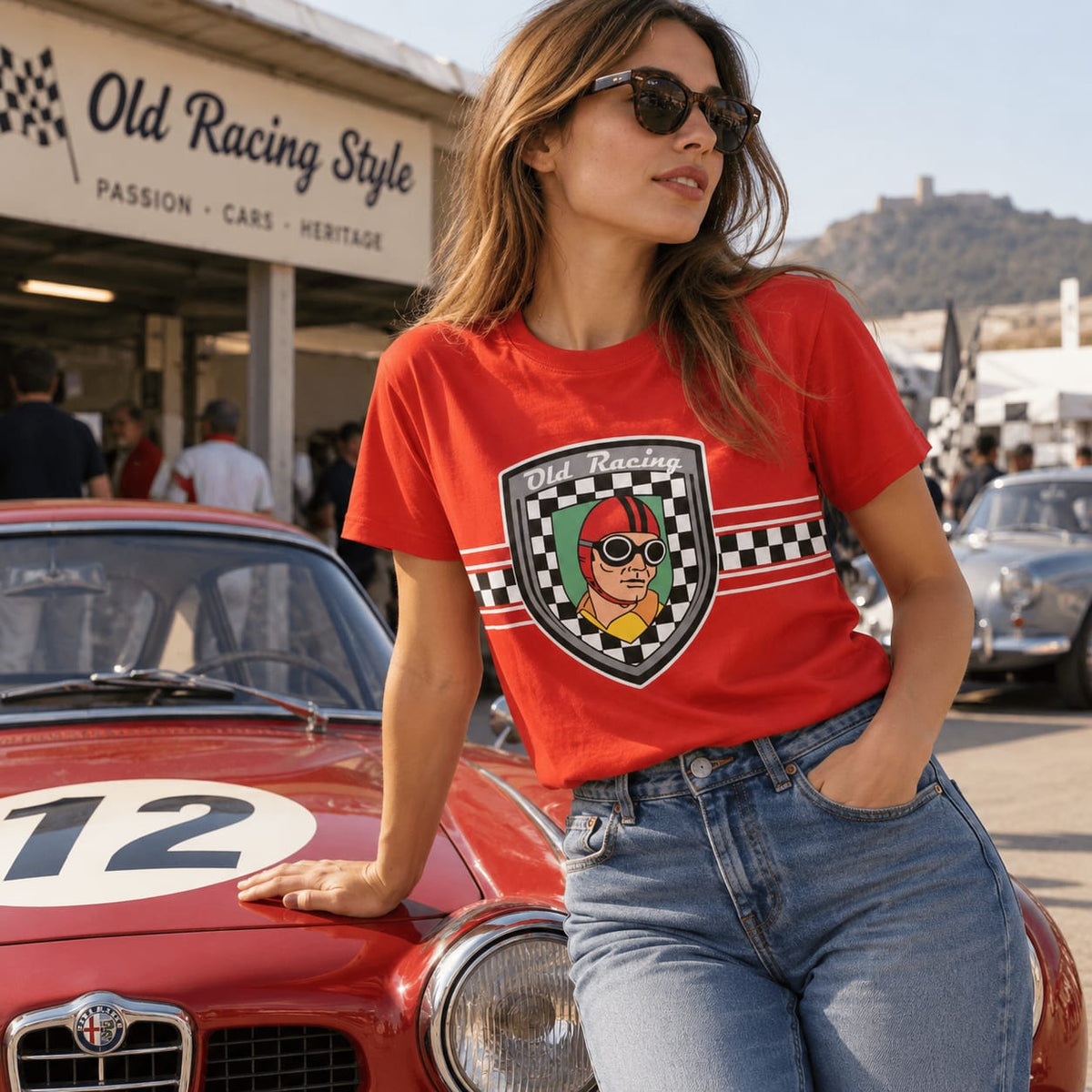 Camiseta Old Racing – Mod. Logo Red