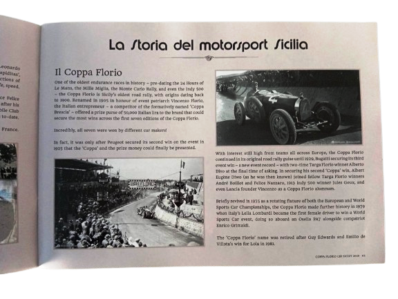 Brochure 20* Coppa Florio + Mini poster evento