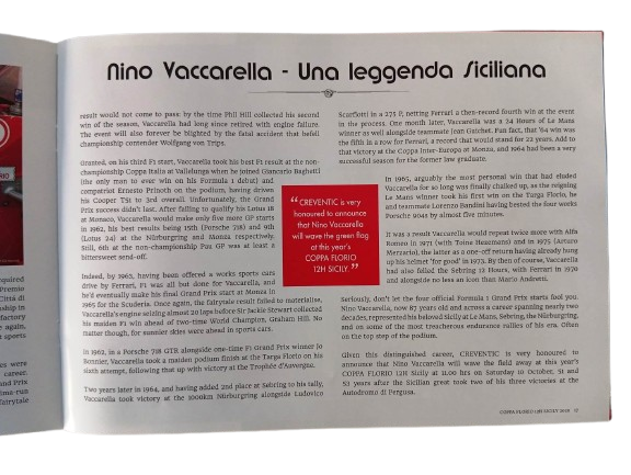 Brochure 20* Coppa Florio + Mini poster evento