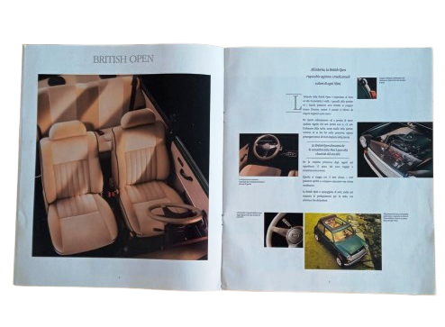 Brochure Mini Rover Italia 1995