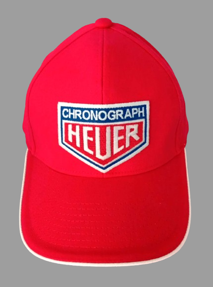 Gorra Heuer Chronograph Roja