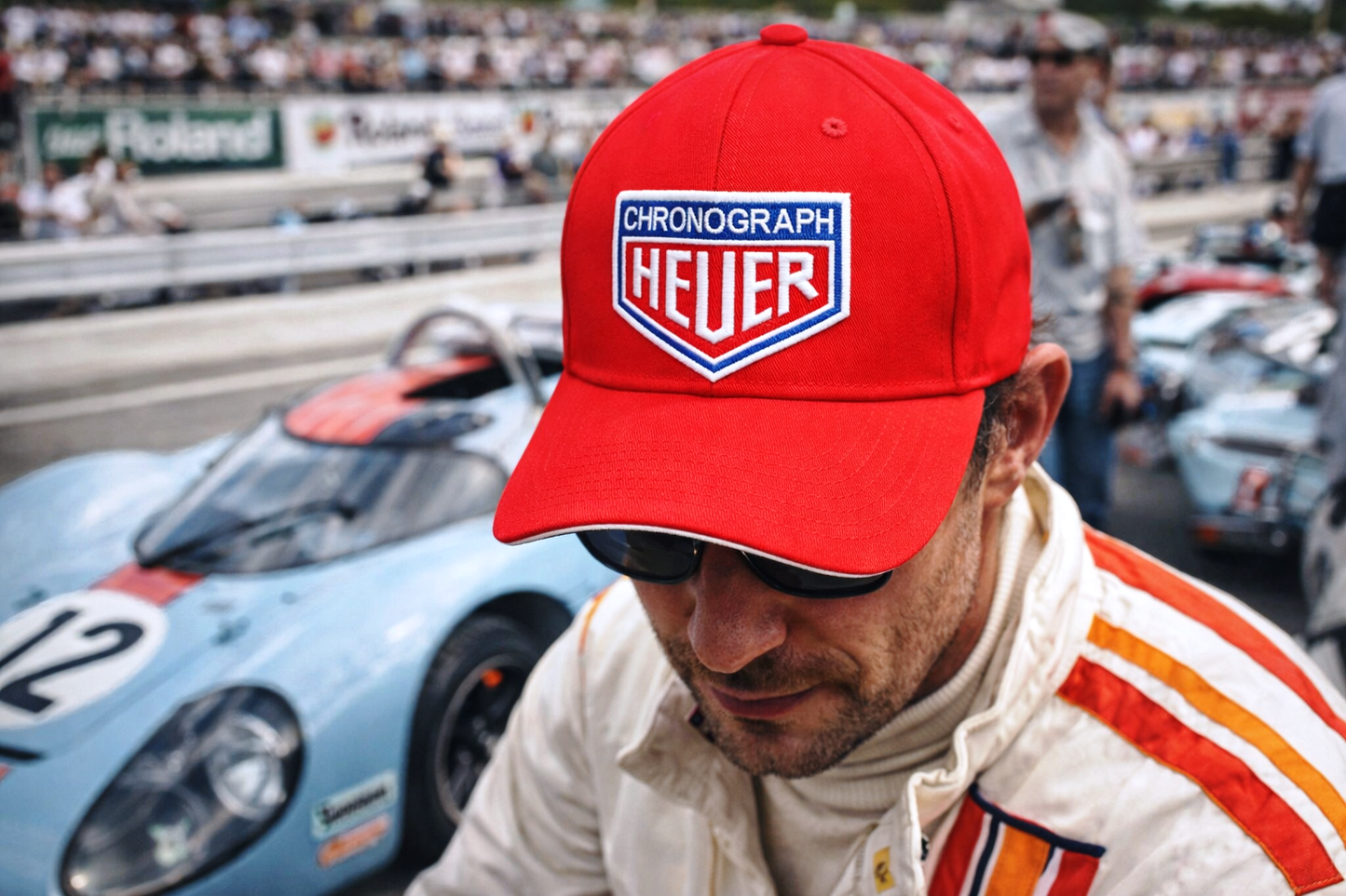 Gorra Heuer Chronograph Roja