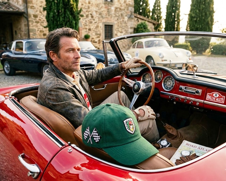 Gorra Racing Green Vintage – Estilo Motorsport Clásico