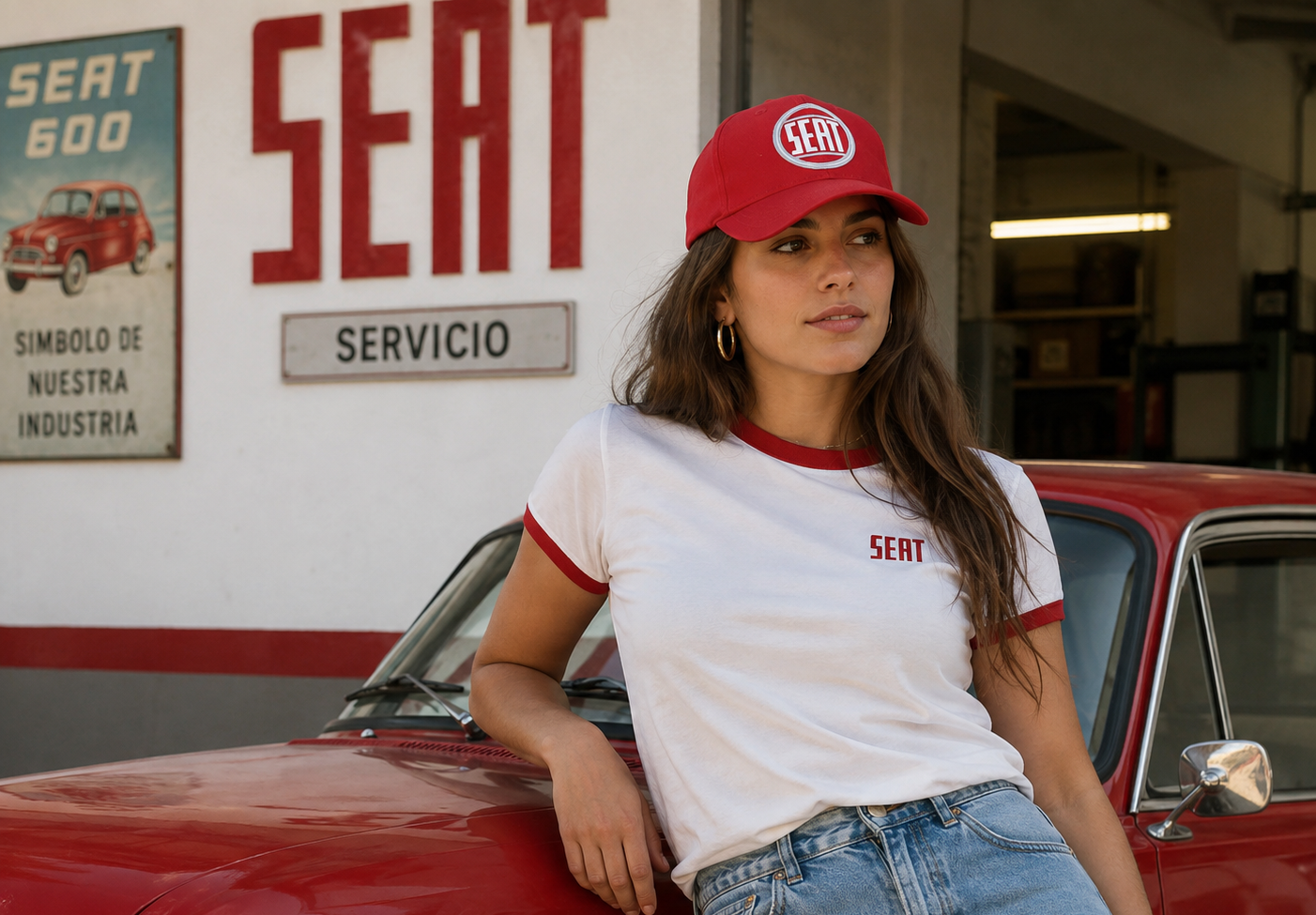 Gorra SEAT Roja