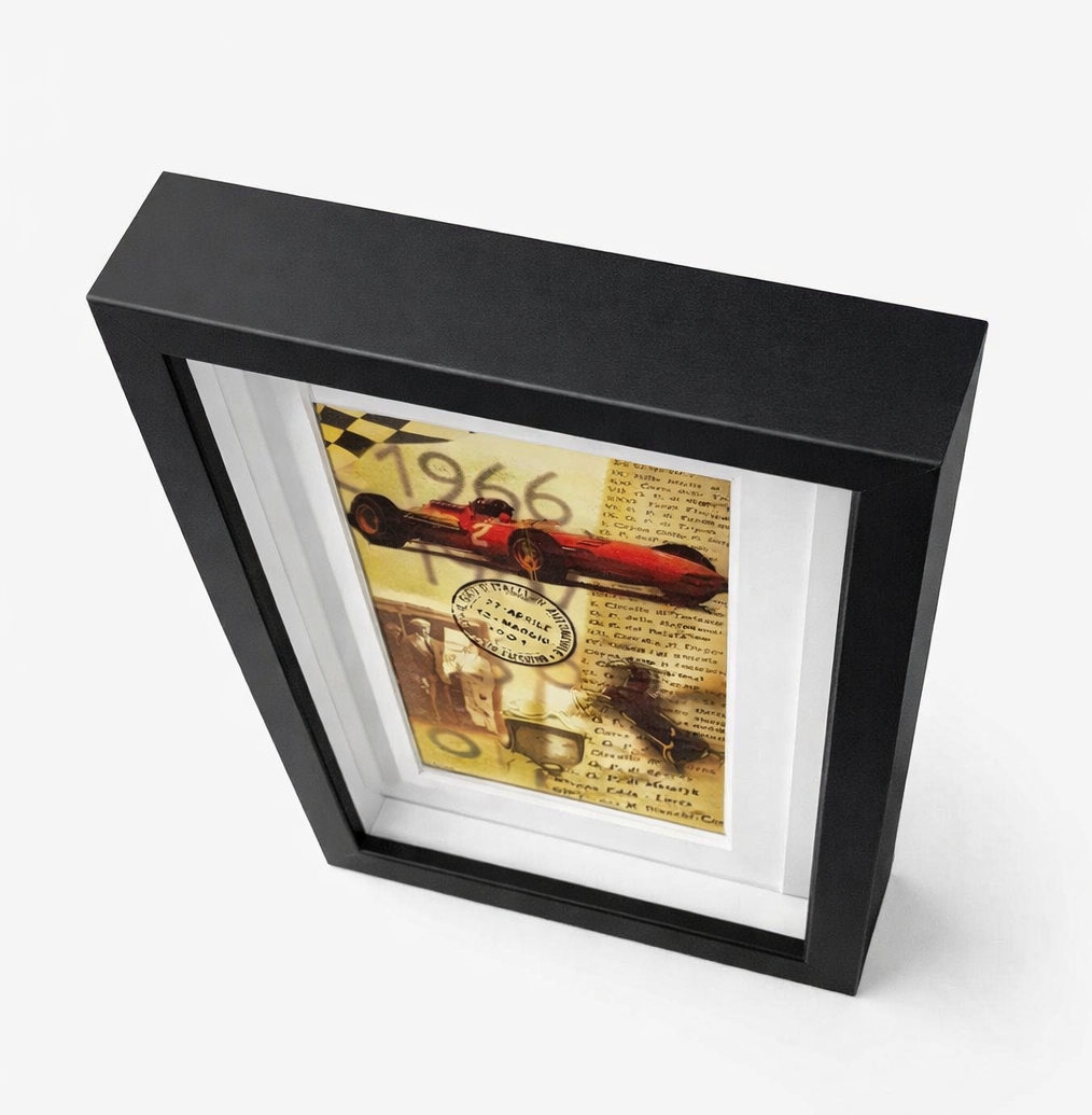 Cuadro Vintage Racing 1966 con Marco