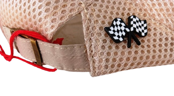 Gorra Plana Old Racing Mod. Jackie#1 Beige