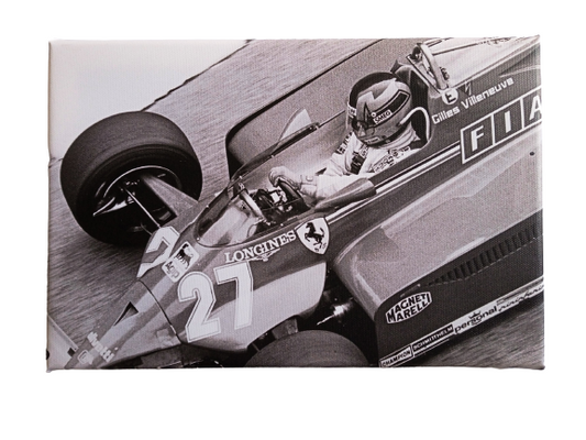 Lienzo Gilles Villeneuve