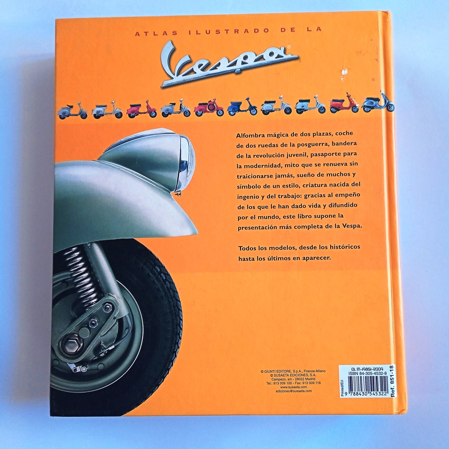 Libro VESPA Una aventura sobre ruedas