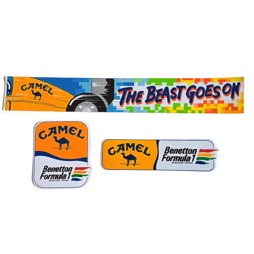 Set 3 stickers Benetton Formula 1