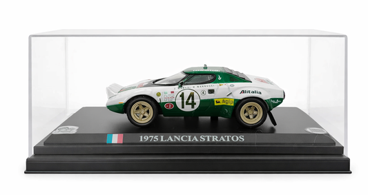 🏁 Lancia Stratos 1975 1:43 – Modelo de Colección Alitalia Rally Montecarlo