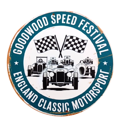 Placa Metálica Vintage Goodwood Speed Festival