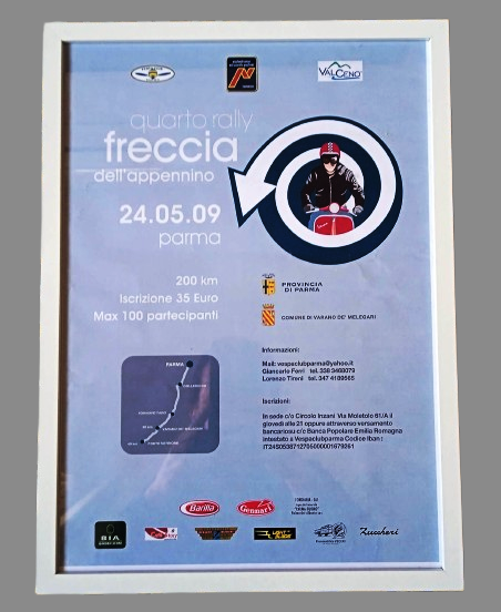 Cuadro evento Vespa "Freccia dell' Appennino"