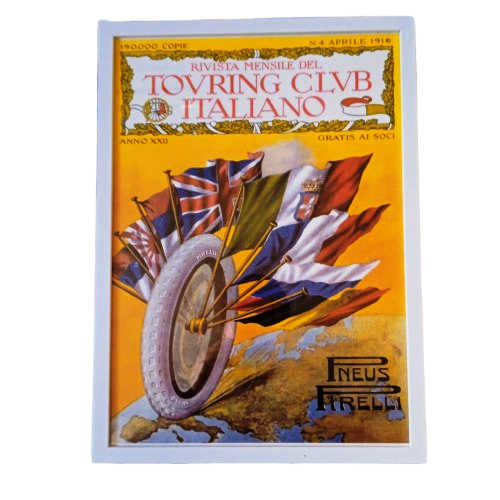 Cuadro portada revista Touring Club Italiano