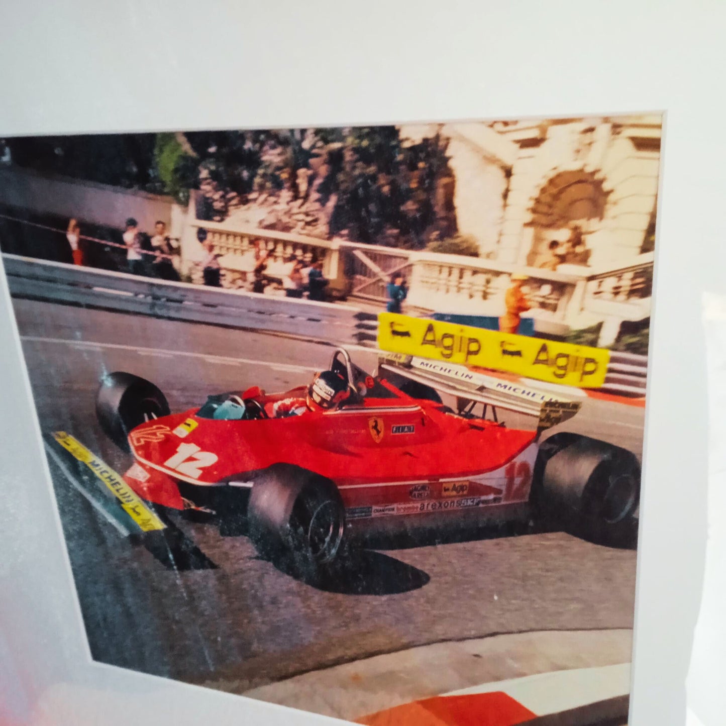 Cuadro Gilles Villeneuve Ferrari 312 T4