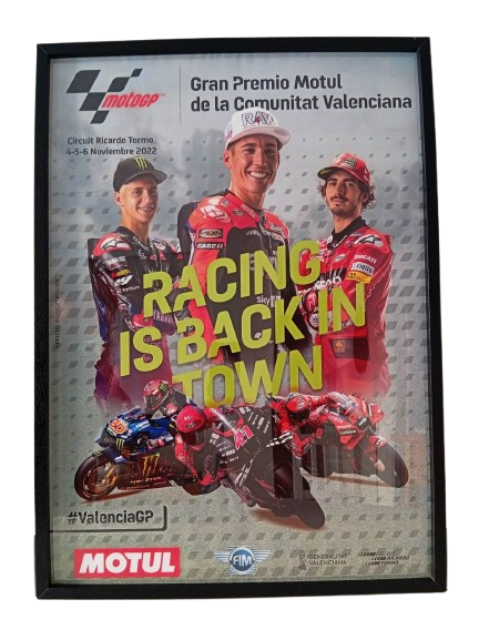 Poster MotoGP Valencia 2022