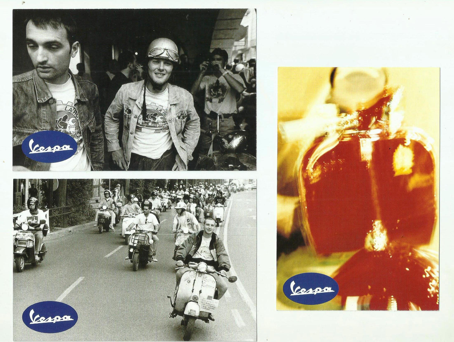 Set 17 postales Vespa WP Store (Eurovespa Girona 1999)