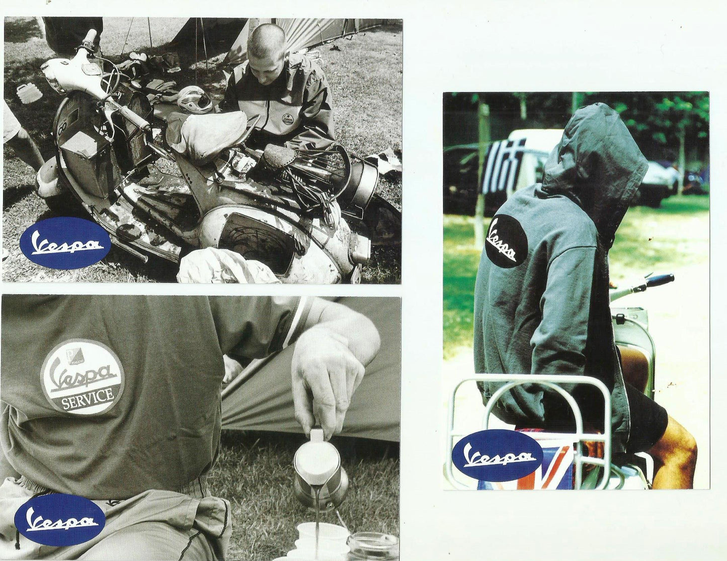 Set 17 postales Vespa WP Store (Eurovespa Girona 1999)