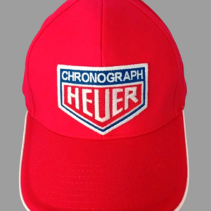 Gorra Heuer Chronograph Roja