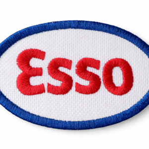 Parche Bordado Vintage ESSO: Tu Accesorio Ideal para Personalizar con Estilo