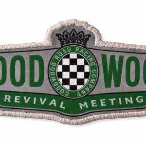 Parche Bordado Goodwood Revival: Dale Vida a Tu Estilo Racing Vintage