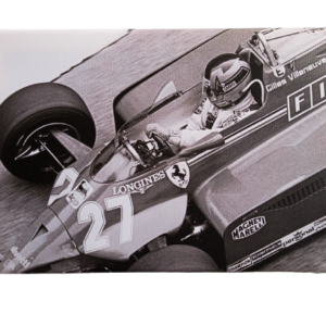 Lienzo Gilles Villeneuve: Revive la Pasión de la Fórmula 1 en tu Hogar