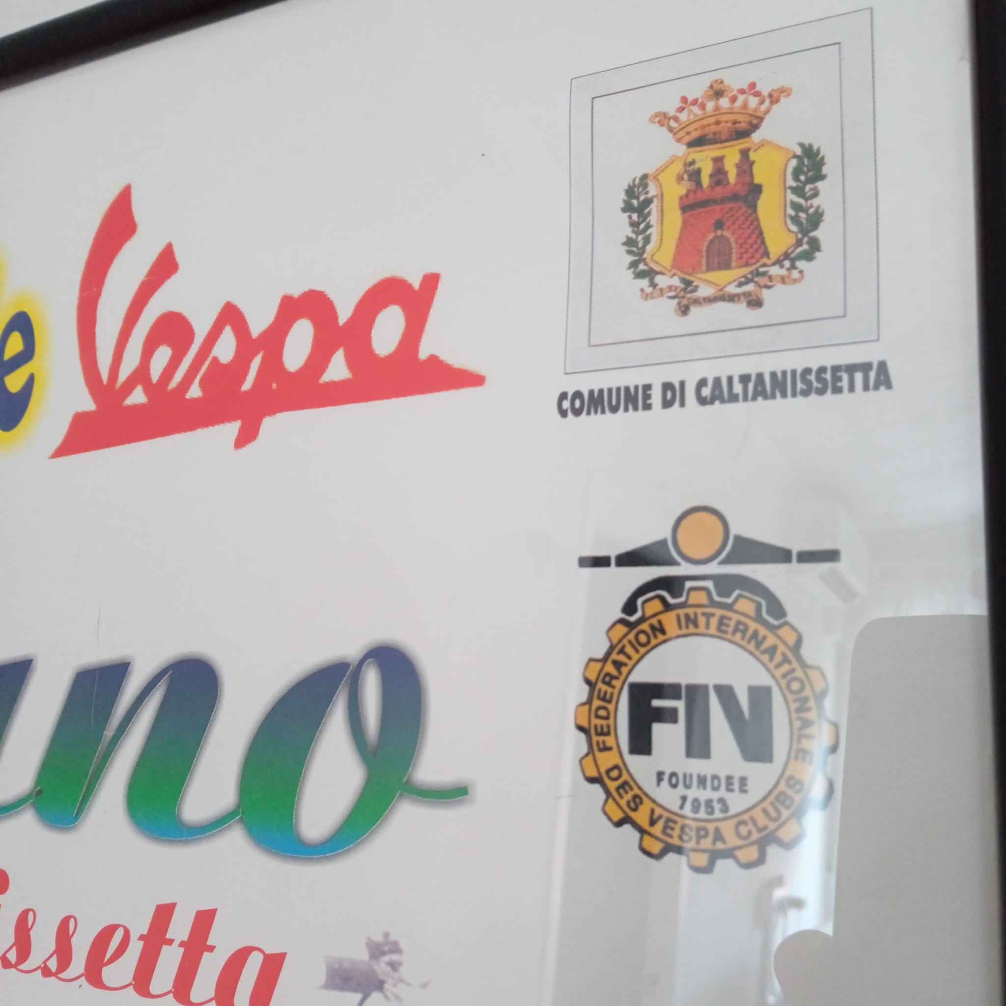 Cuadro evento Vespa Club Caltanissetta – Raduno Nacional 2002 (Original)