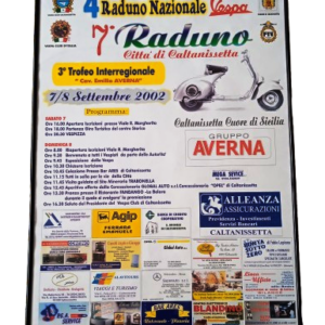 Cuadro evento Vespa Club Caltanissetta – Raduno Nacional 2002 (Original)