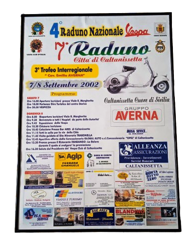 Cuadro evento Vespa Club Caltanissetta – Raduno Nacional 2002 (Original)
