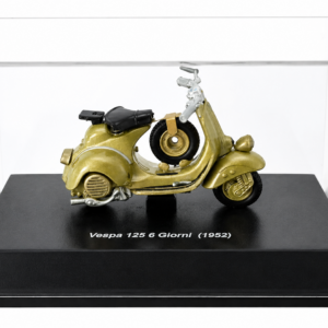 Miniatura Vespa 125 6 Giorni (1952) - Colección Escala 1:32 con Vitrina Expositora