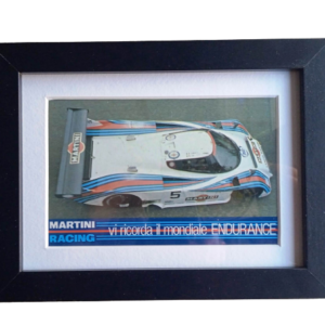 Postal MARTINI RACING en marco