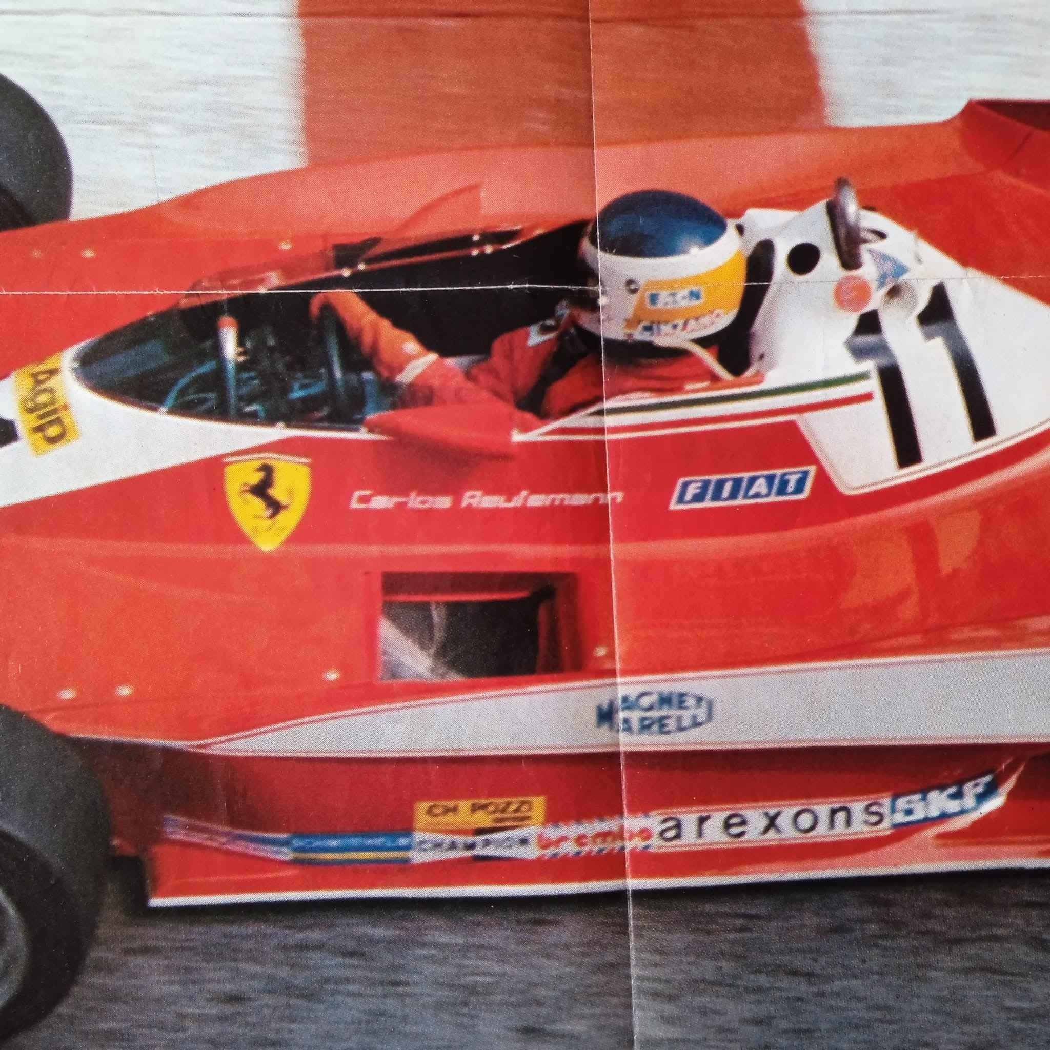 🏁 Póster original AUTOSPRINT 1978 – Ferrari 312 T3 | Carlos Reutemann